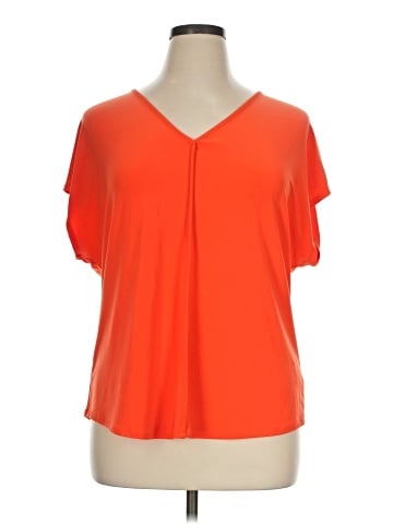 Bar III Short Sleeve Blouse (view 1)