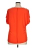 Bar III Orange Short Sleeve Blouse Size XL - photo 2