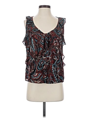St. John Sleeveless Silk Top (view 1)