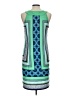 Studio One Graphic Green Casual Dress Size L - photo 2