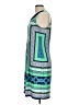 Studio One Graphic Green Casual Dress Size L - photo 5