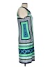 Studio One Graphic Green Casual Dress Size L - photo 4