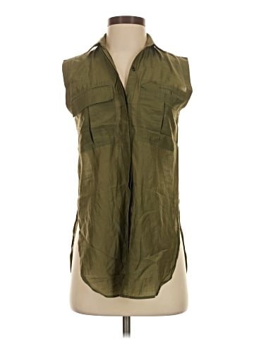 Helmut Lang Sleeveless Button-Down Shirt (view 1)