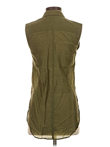 Helmut Lang Sleeveless Button-Down Shirt (view 2)