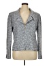 St. John Collection Chevron-herringbone Gray Blazer Size 16 - photo 1