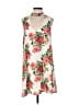 Peppermint Floral Ivory Casual Dress Size M - photo 1