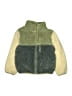 H&M 100% Polyester Color Block Green Jacket Size 6 - 7 - photo 1