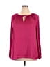 Belldini Burgundy Long Sleeve Blouse Size XL - photo 1
