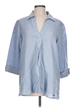 Ellen Tracy 3/4 Sleeve Button Down Shirt