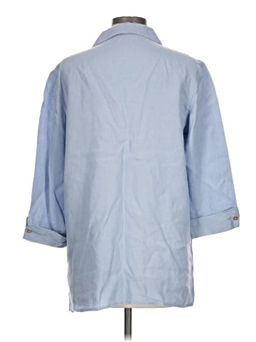 Ellen Tracy 3/4 Sleeve Button-Down Shirt (view 2)