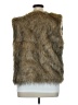 Tanming 100% Polyester Gold Brown Faux Fur Vest Size XL - photo 2