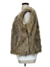 Tanming 100% Polyester Gold Brown Faux Fur Vest Size XL - photo 5