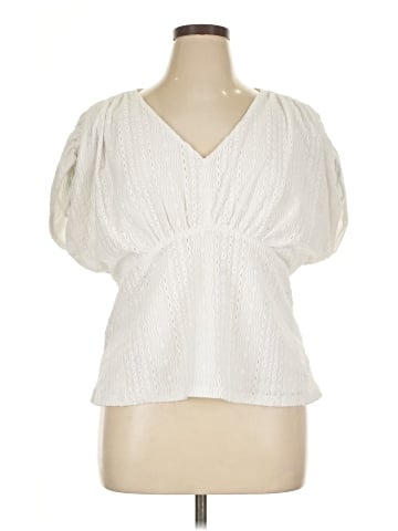 Ann Taylor LOFT Short Sleeve Blouse (view 1)