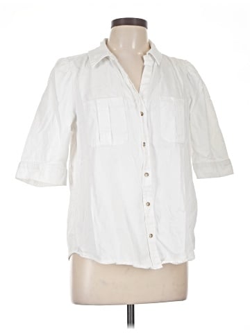 Democracy 3/4 Sleeve Button-Down Shirt (view 1)