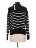 Elie Tahari Stripes Black Pullover Sweater Size M - photo 2