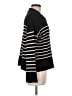 Elie Tahari Stripes Black Pullover Sweater Size M - photo 4
