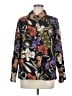 Chico's Design 100% Silk Print Black Jacket Size Med (1) - photo 1