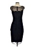 Xscape 100% Polyester Solid Black Cocktail Dress Size 4 - photo 2