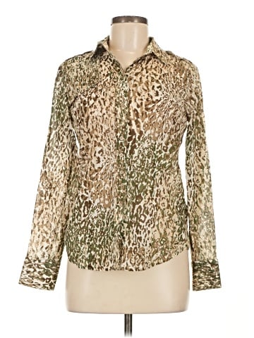 PaperWhite Long Sleeve Blouse (view 1)