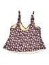 Lands' End Floral Burgundy Swimsuit Top Size 16 DDD - photo 2