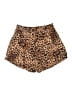 Vitamin A Animal Print Brown Shorts Size M - photo 1