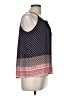 Q&A 100% Polyester Blue Sleeveless Blouse Size M - photo 4