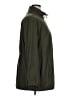 J.Jill Solid Green Raincoat Size 1X - photo 4