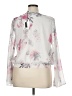 Leith 100% Polyester Ivory Long Sleeve Blouse Size 1X - photo 2