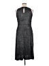 En Focus Studio 100% Polyester Metallic Gray Cocktail Dress Size 14 - photo 2