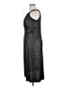 En Focus Studio 100% Polyester Metallic Gray Cocktail Dress Size 14 - photo 5
