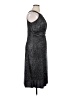 En Focus Studio 100% Polyester Metallic Gray Cocktail Dress Size 14 - photo 4