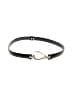 Unbranded 100% Leather Black Leather Belt Size Med - Lg - photo 1