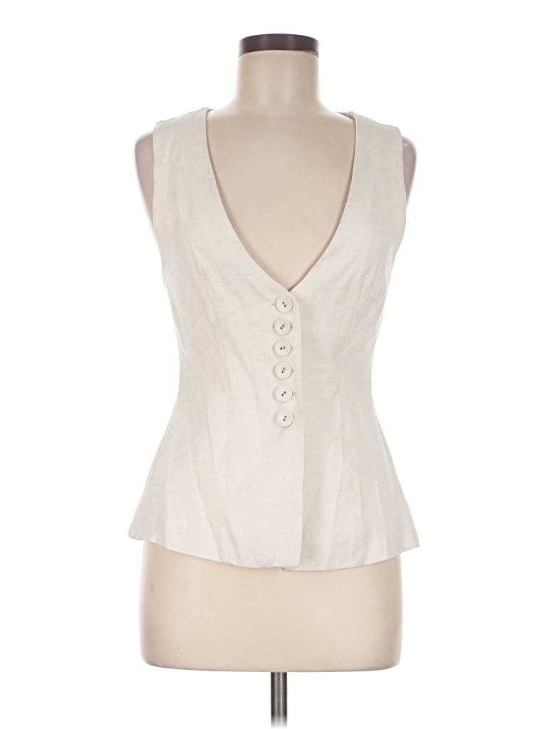 Pre-owned Weworewhat Vest In Ivory