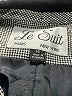 Le Suit 100% Rayon Checkered-gingham Gray Blazer Size 16 - photo 6