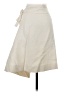 Storets Solid Ivory Casual Skirt Size S - photo 2