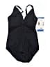 Miraclesuit Solid Black One Piece Swimsuit One size - photo 1
