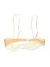 Triangl 100% Cotton Ivory Swimsuit Top Size S - photo 2