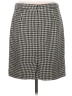 Kate Hill Houndstooth Black Casual Skirt Size 8 Petite - photo 2