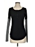 lucy Black Long Sleeve Henley Size S - photo 1