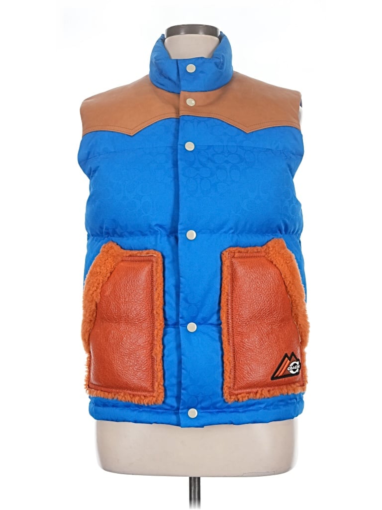 Click to view more detailed imagery on our partner's website Pre-owned Coach Vest In Blue
