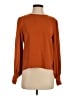 Babaton 100% Polyester Orange Long Sleeve Blouse Size S - photo 1