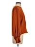 Babaton 100% Polyester Orange Long Sleeve Blouse Size S - photo 4