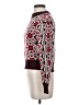 Moth Print Burgundy Pullover Sweater Size XS - photo 5
