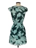 Parker 100% Silk Tropical Teal Cocktail Dress Size XS - photo 2