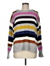 Allison Joy 100% Acrylic Stripes Gray Pullover Sweater Size M - photo 1
