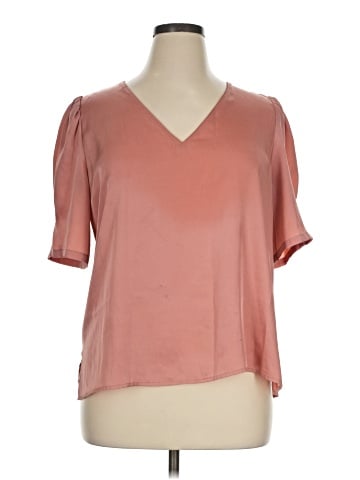 DKNY Short Sleeve Blouse (view 1)