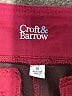 Croft & Barrow Solid Burgundy Active Pants Size 10 - photo 7