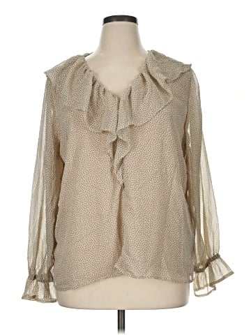 Ann Taylor LOFT Long Sleeve Blouse (view 1)