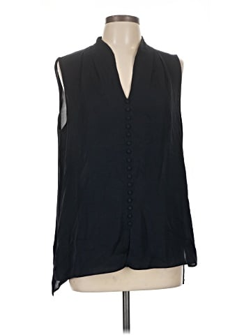 Elie Tahari Sleeveless Silk Top (view 1)