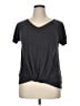 Cupio Gray Short Sleeve Top Size XL - photo 1